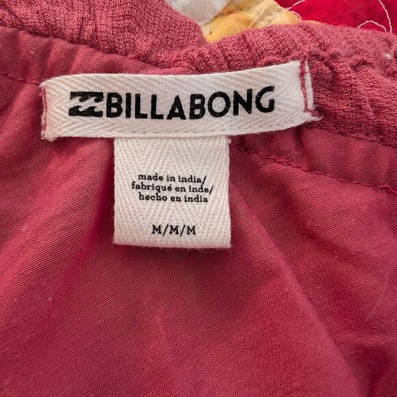 Billabong Pink One Shoulder Flutter Sleeve Dress - Picture 9 of 10